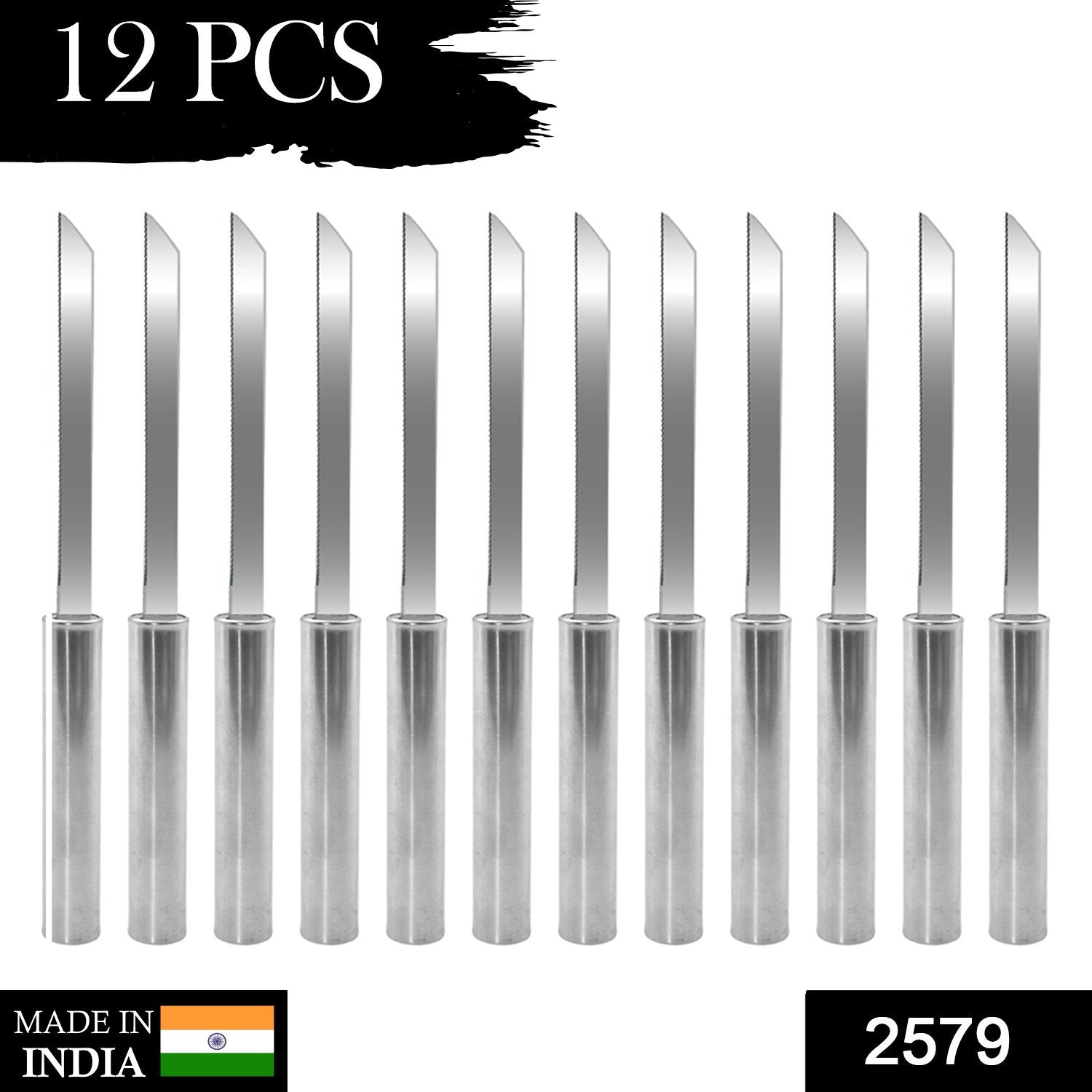 Pack of 12 utility knives with stainless steel blades Pack of 12 utility knives with stainless steel blades